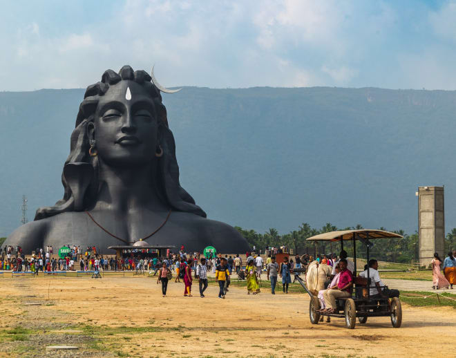 Adiyogi and Gudibande Fort Tour From Bangalore Image