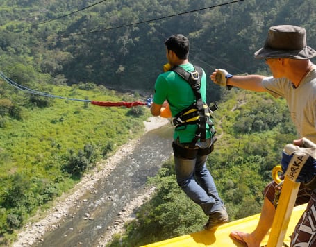 Giant Swing in Rishikesh
