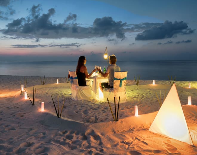 5 Day Andaman Honeymoon Tour Package Romantic Candlelight Dinner Image
