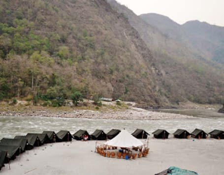 Camping In Rishikesh With Rafting and Cliff Jumping (2D/1N)