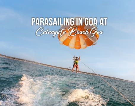 Parasailing in Goa at Calangute Beach